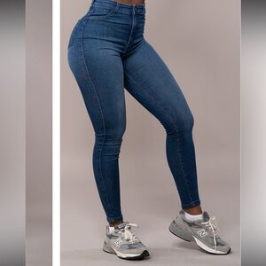 Fit jeans High-Waisted Blue Skinny Jeans